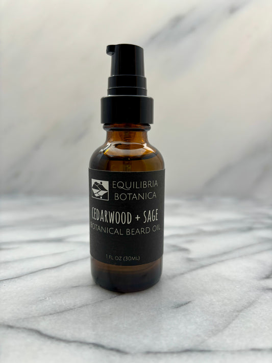 MEN'S CEDARWOOD + SAGE BEARD & FACIAL OIL