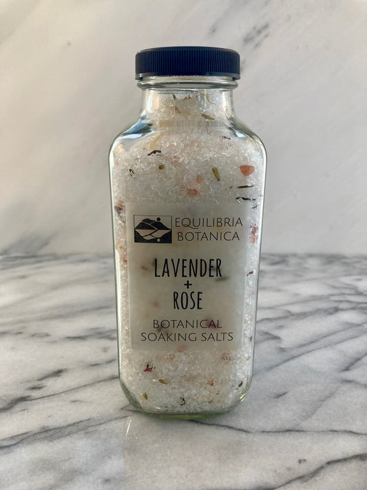 LAVENDER + ROSE SOAKING SALTS